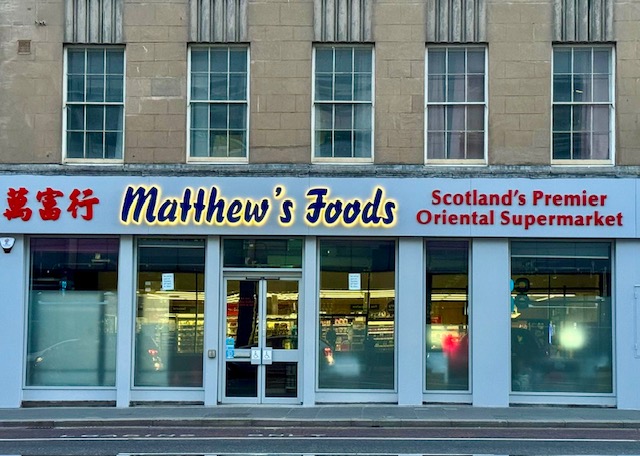 Matthew's Foods store on Earl Grey Street, Edinburgh