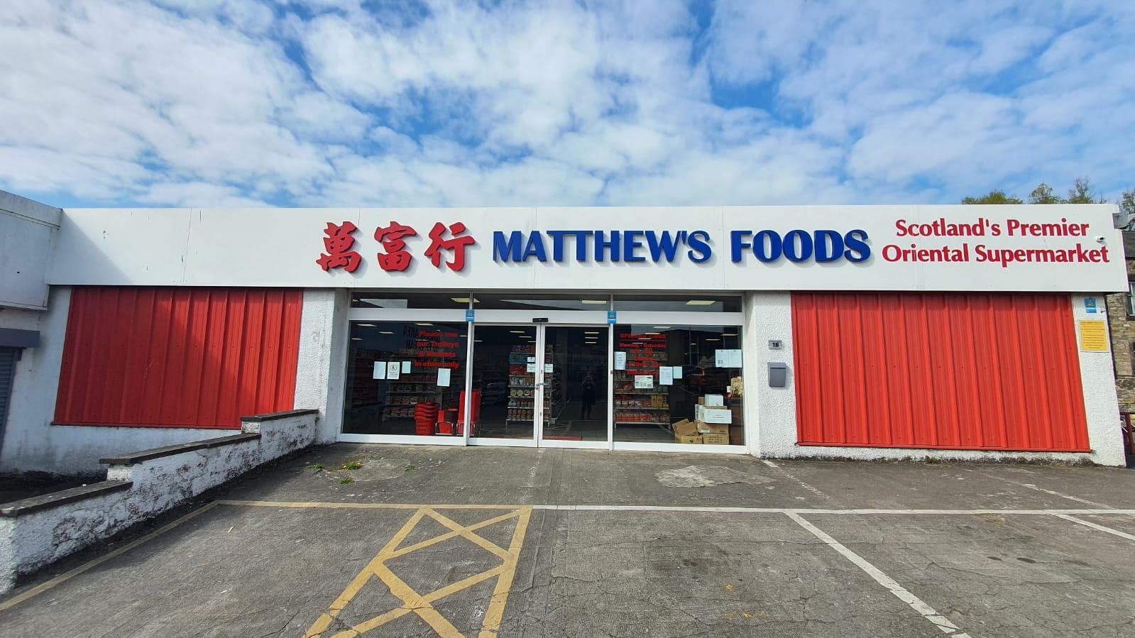 Matthew's Foods store on Millie Street, Kirkcaldy